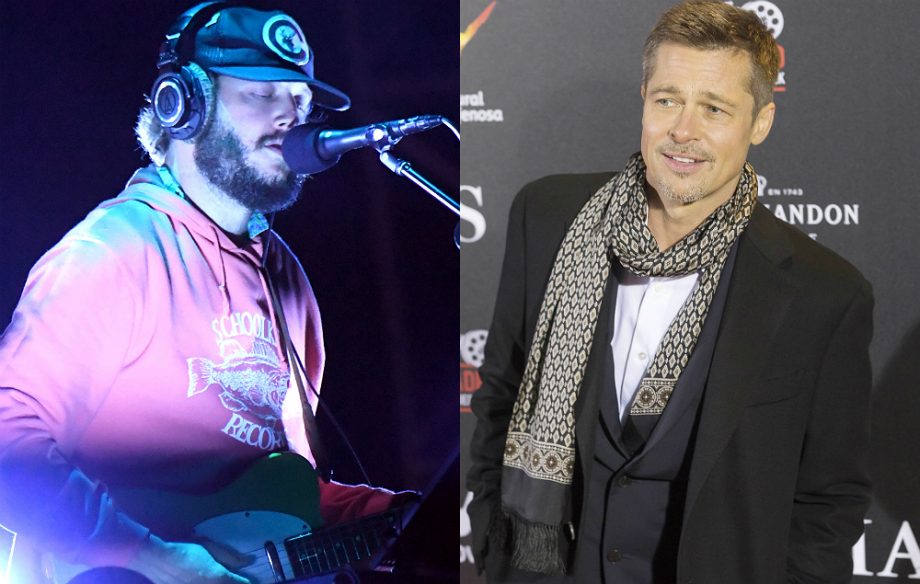 Bon Iver's Justin Vernon and Brad Pitt