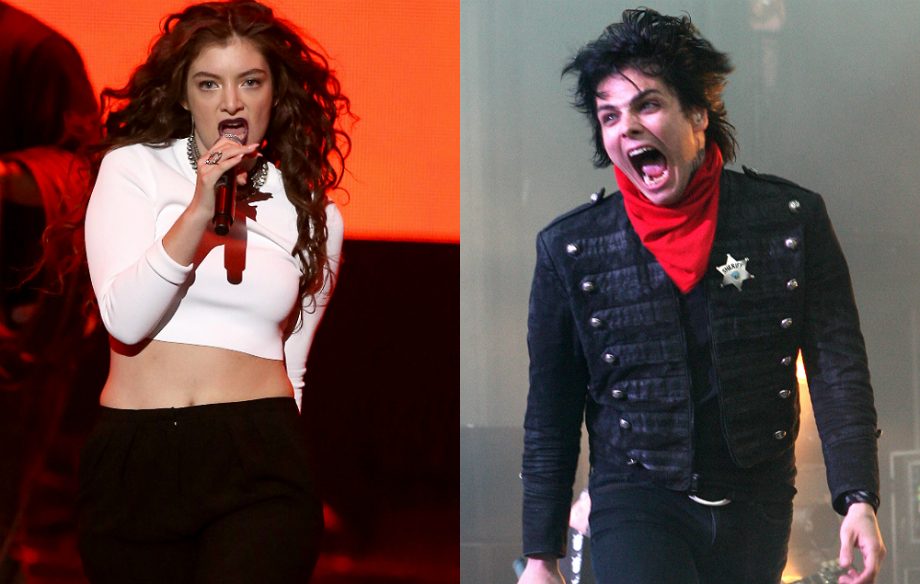 Lorde and My Chemical Romance's Gerard Way