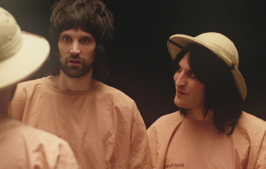 Serge and Noel Fielding in the new Kasabian video