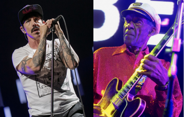 Anthony Kiedis and Chuck Berry