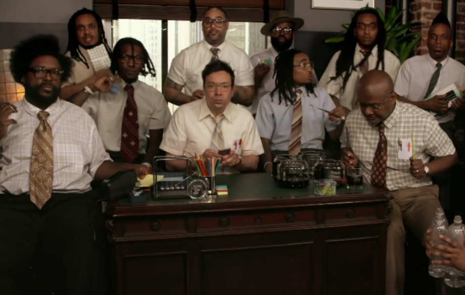 Migos, The Roots and Jimmy Fallon perform 'Bad and Boujee'