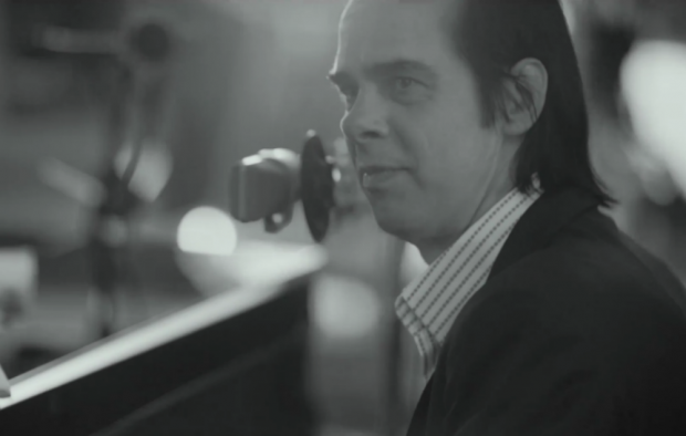 Nick Cave in the video for 'Steve McQueen'