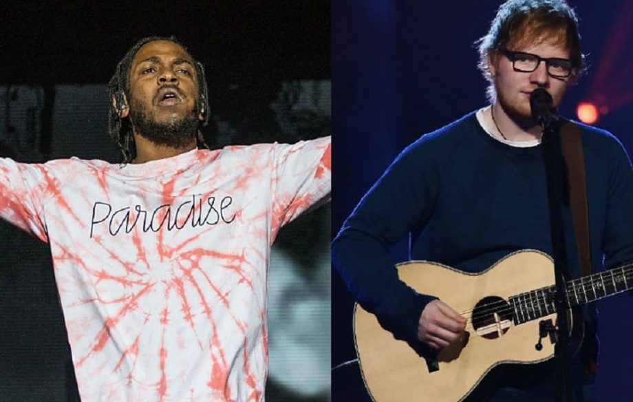 Kendrick Lamar and Ed Sheeran