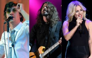 Alex Turner, Dave Grohl and Lady Gaga sign guitar for Planned Parenthood raffle