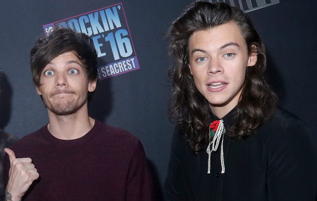 Louis Tomlinson and Harry Styles