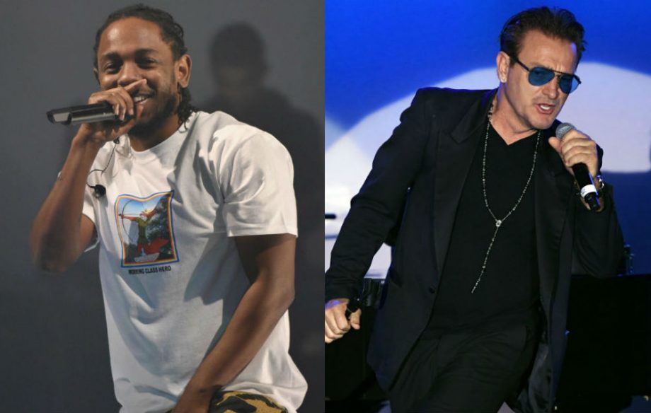 Kendrick Lamar and Bono