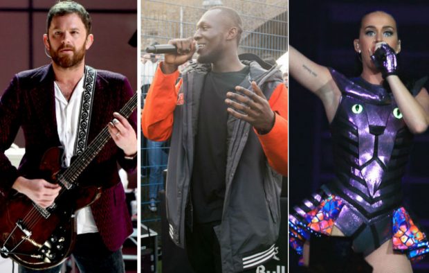 Kings of Leon, Stormzy, Katy Perry