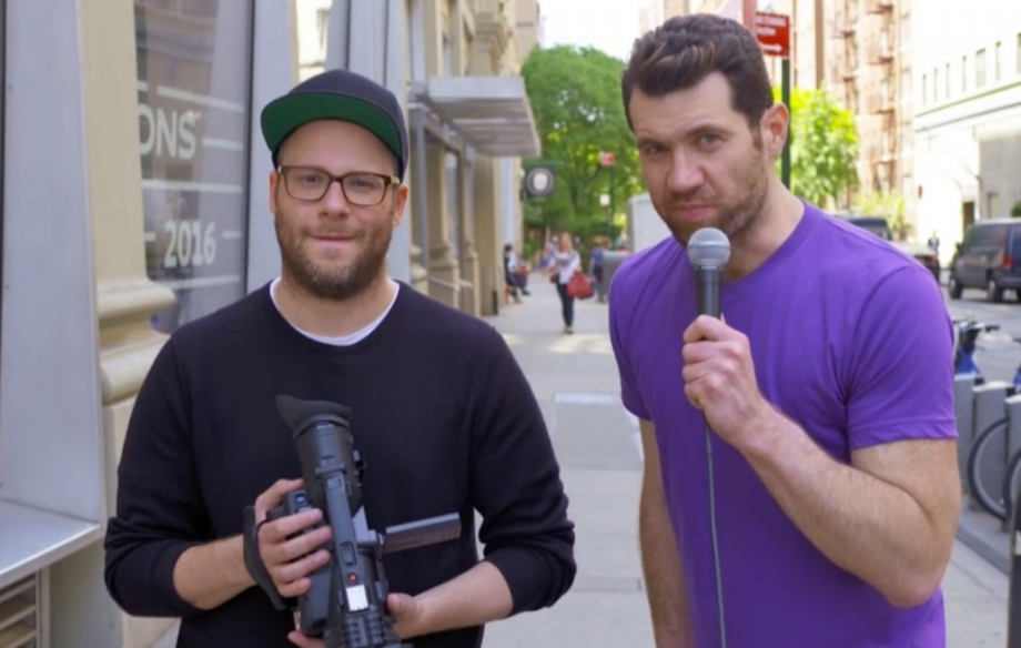 Seth Rogen and Billy Eichner in 'Billy On The Street'