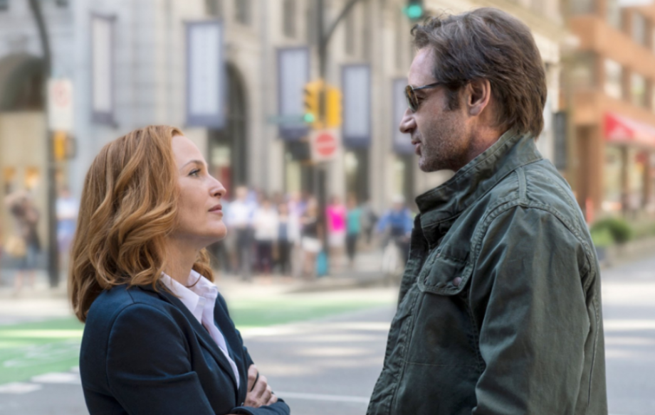 Gillian Anderson and David Duchovny in 'The X-Files'