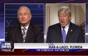 Alec Baldwin as Bill O'Reilly and Donald Trump