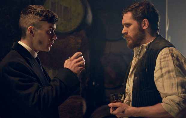 Cillian Murphy and Tom Hardy in 'Peaky Blinders'