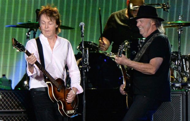 Paul McCartney and Neil Young