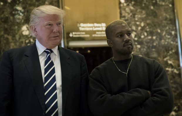 Donald Trump and Kanye West