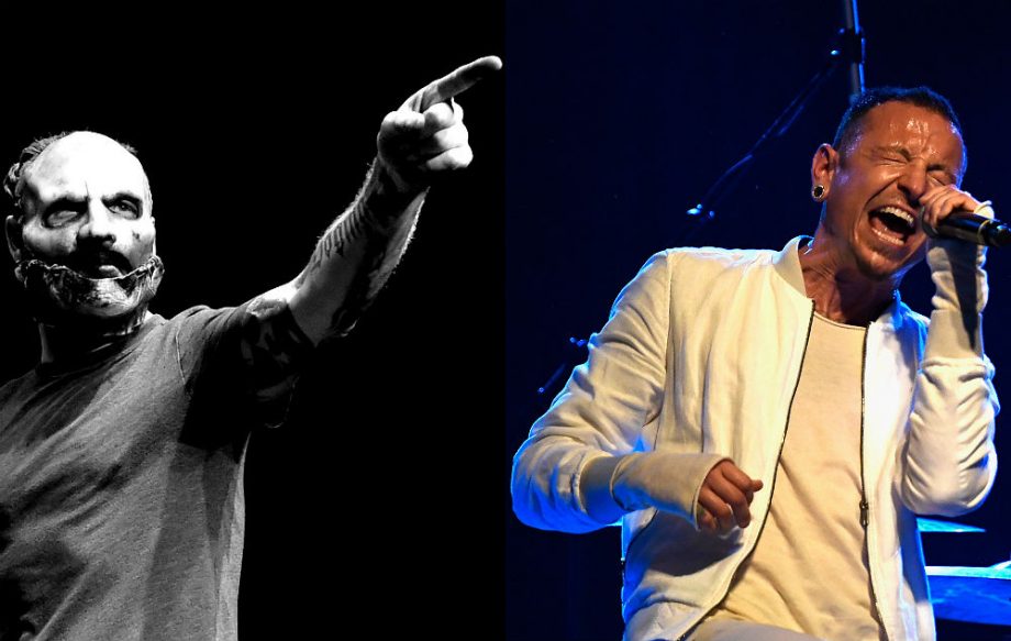 Slipknot's Corey Taylor and Linkin Park's Chester Bennington