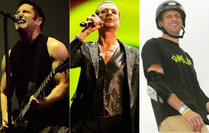 Trent Reznor, Dave Gahan and Tony Hawk