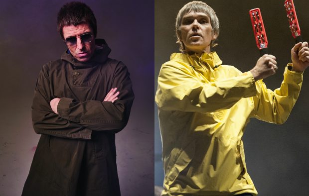 Liam Gallagher and Ian Brown
