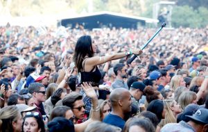 Could this scene be a thing of the past at music festivals?