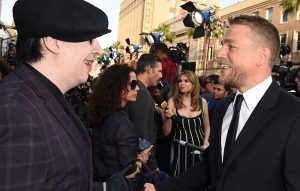 Charlie Hunnam and Marilyn Manson