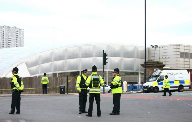 Scenes after the terror attack at an Ariana Grande gig at Manchester Arena