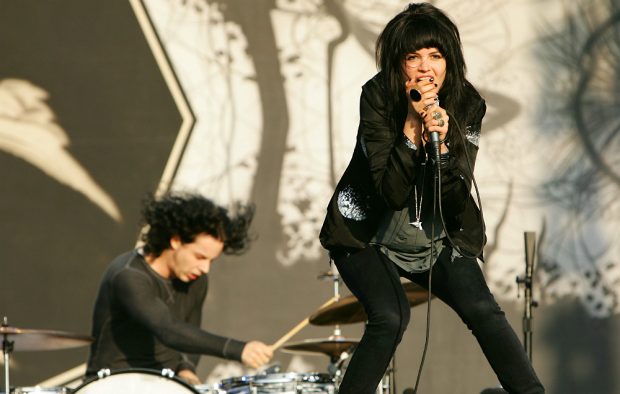 Jack White and Alison Mosshart in The Dead Weather