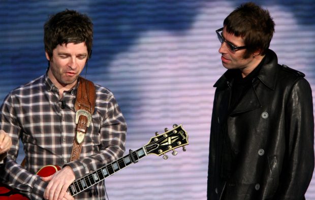 Noel Gallagher and Liam Gallagher
