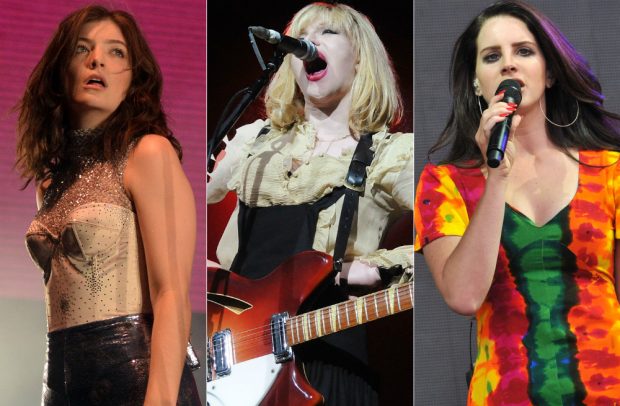 Lorde, Courtney Love, Lana Del Rey