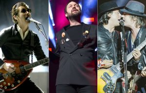Alex Turner, Tom Meighan, Carl Barat and Pete Doherty