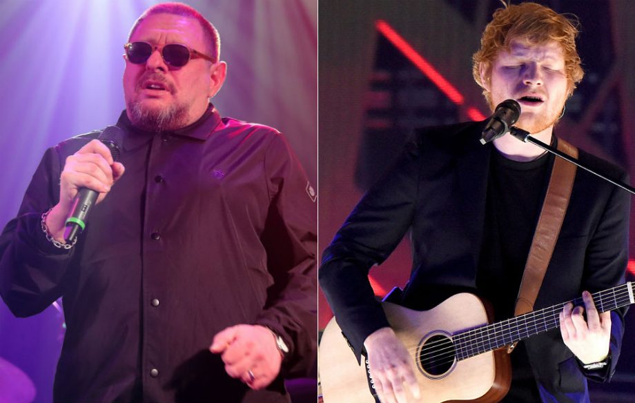 Shaun Ryder and Ed Sheeran