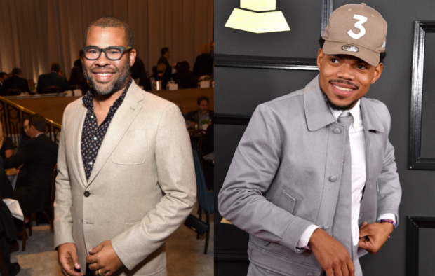 Jordan Peele and Chance The Rapper