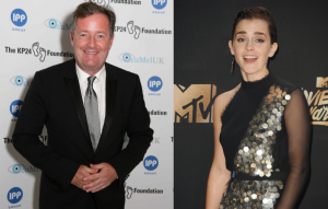 Piers Morgan and Emma Watson