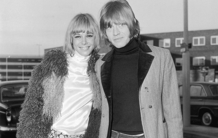 Anita Pallenberg and Brian Jones