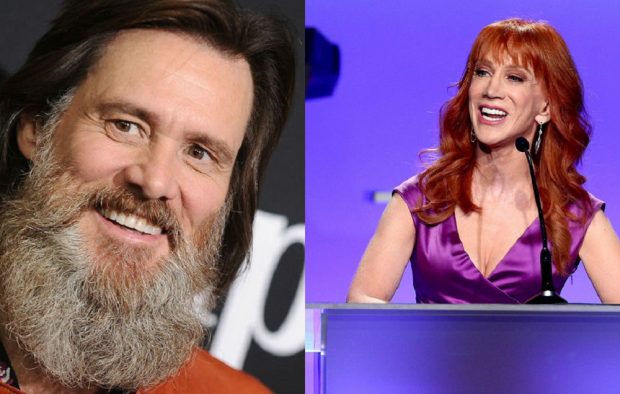 Jim Carrey and Kathy Griffin