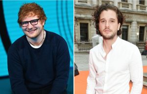 Kit Harington and Ed Sheeran saw each other's penises on the first time they met
