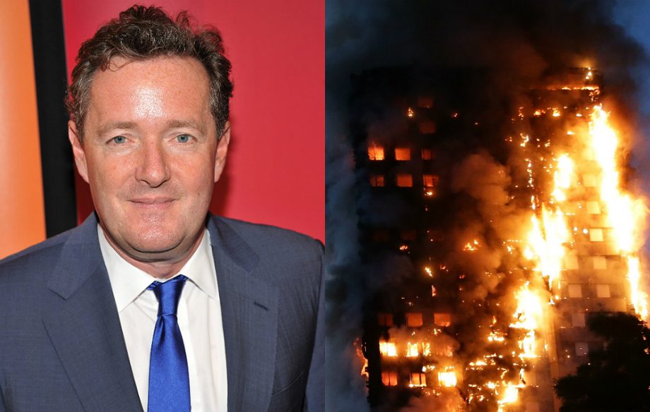 Piers Morgan and the Grenfell Tower blaze