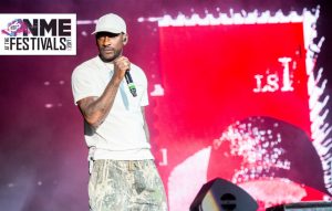 Boy Better Know enter the stage to Thin Lizzy's 'Boys Are Back In Town' at Glastonbury 2017