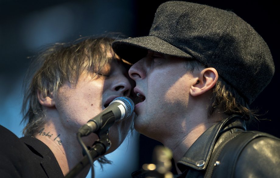Pete Doherty and Carl Barat in The Libertines