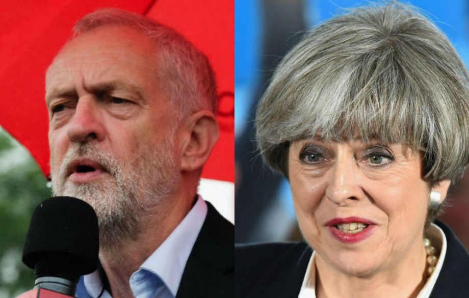 Jeremy Corbyn, Theresa May