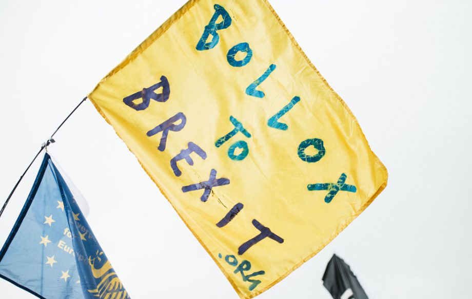 Jeremy Corbyn flag at Glastonbury