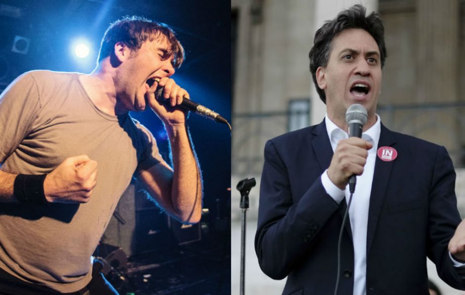Napalm Death's Barney Greenway, Ed Miliband