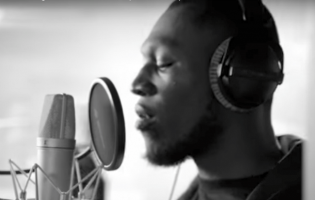 Stormzy in the Artists for Grenfell video