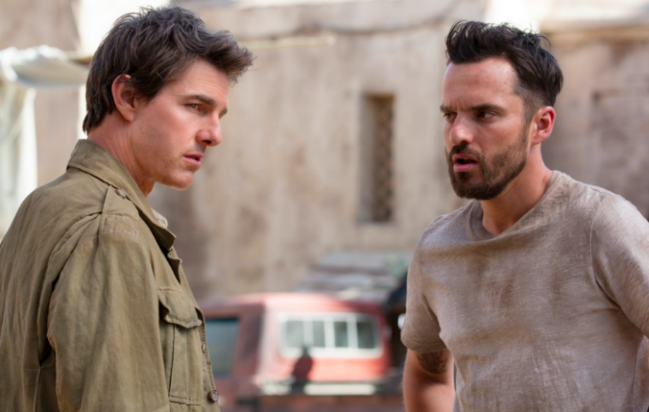 Tom Cruise. Jake Johnson in The Mummy