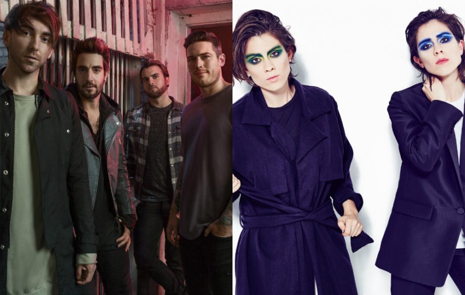 All Time Low and Tegan & Sara
