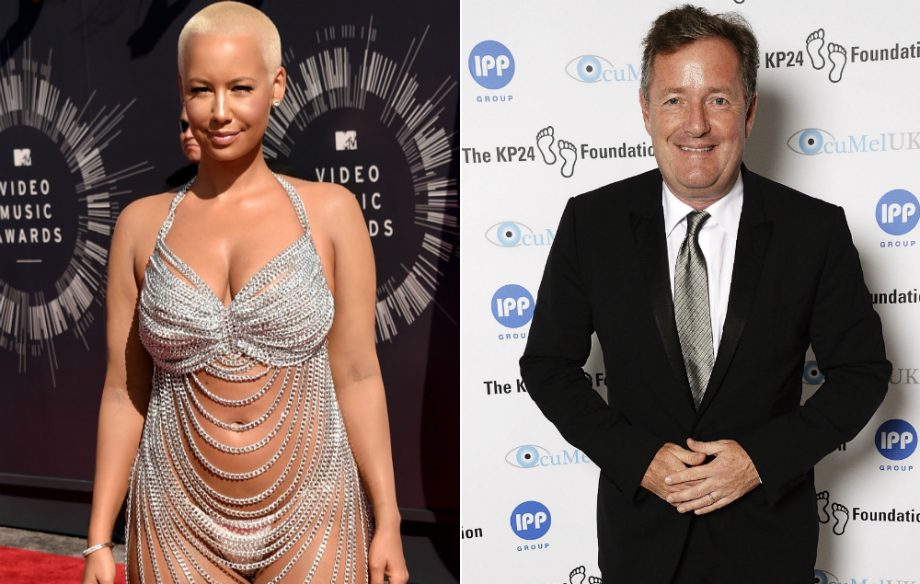 Amber Rose and Piers Morgan
