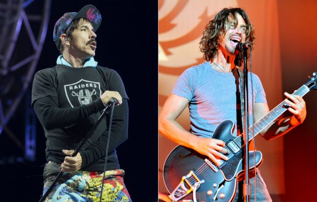 Red Hot Chili Peppers' Anthony Keidis and Soundgarden's Chris Cornell