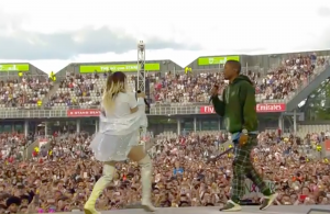 Watch Pharrell and Miley Cyrus perform 'Happy' at the Manchester One Love concert