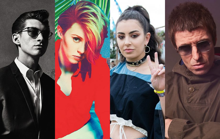 Arctic Monkeys, La Roux, Charli XCX, Liam Gallagher