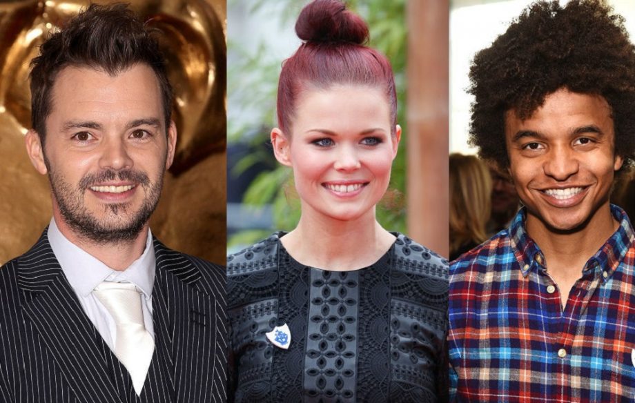 'Blue Peter' presenters Barney Harwood, Lindsey Russell and Radzi Chinyanganya