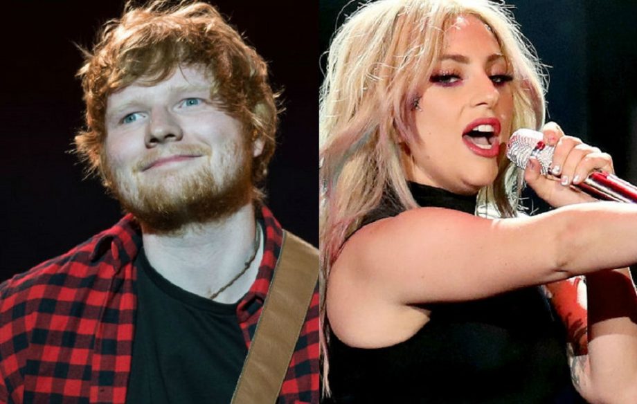 Ed Sheeran and Lady Gaga