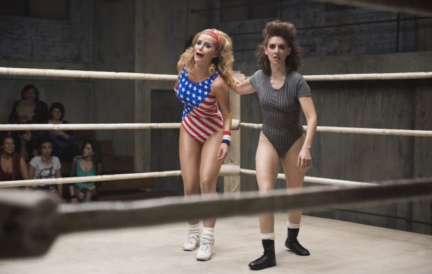 Alison Brie and Betty Gilpin in GLOW