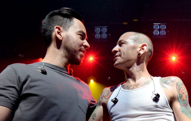 Linkin Park's Mike Shinoda and Chester Bennington